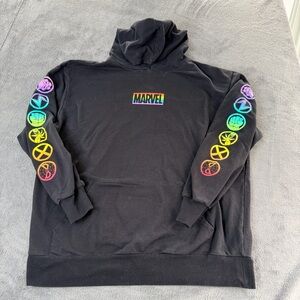 Disney Parks Marvel Avengers Rainbow Pride Hoodie Shirt XL  2022
